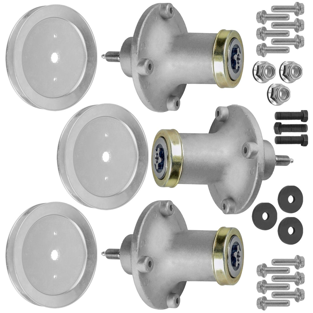 Spindle Assembly with Pulley Replacement for Husqvarna MZT61 (2010–2010)