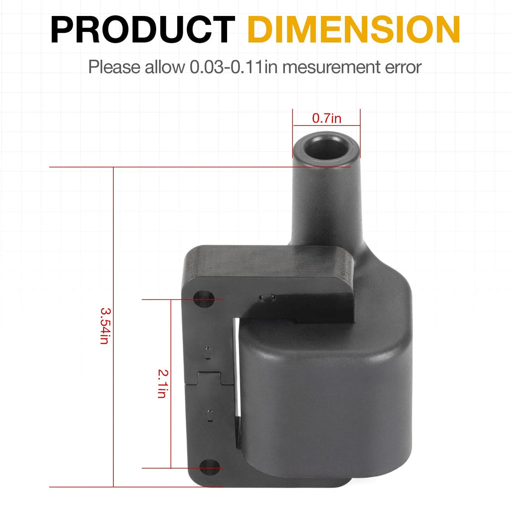 Ignition Coil for Kawasaki Mule Pro FX FXT FXR KAF820 (2015–2023) 21121-0724