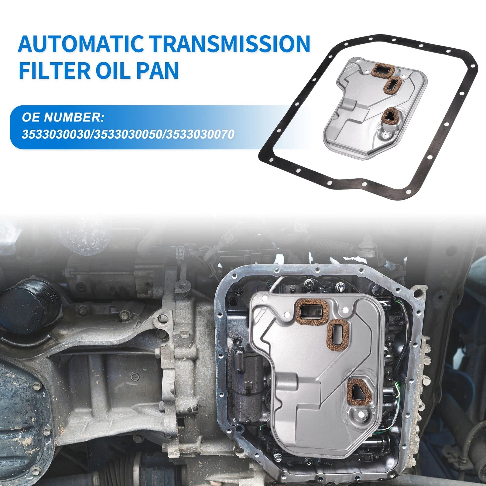 Transmission Filter Oil Pan Gasket Kit Replacement for Lexus GS300 (1998–2005)