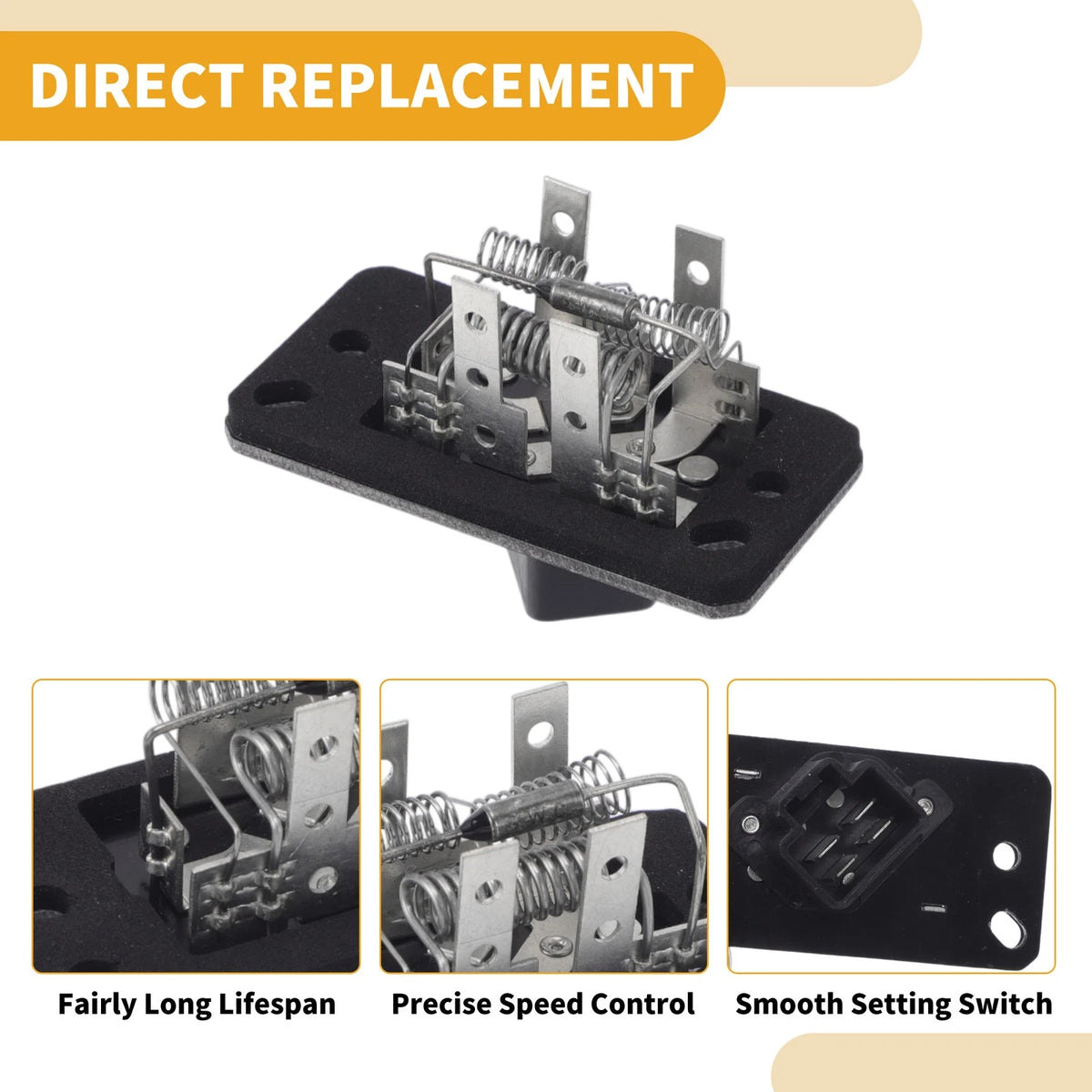 HVAC Blower Motor Resistor Replacement for Ford F-250 F-350 Super Duty (2011–2016)