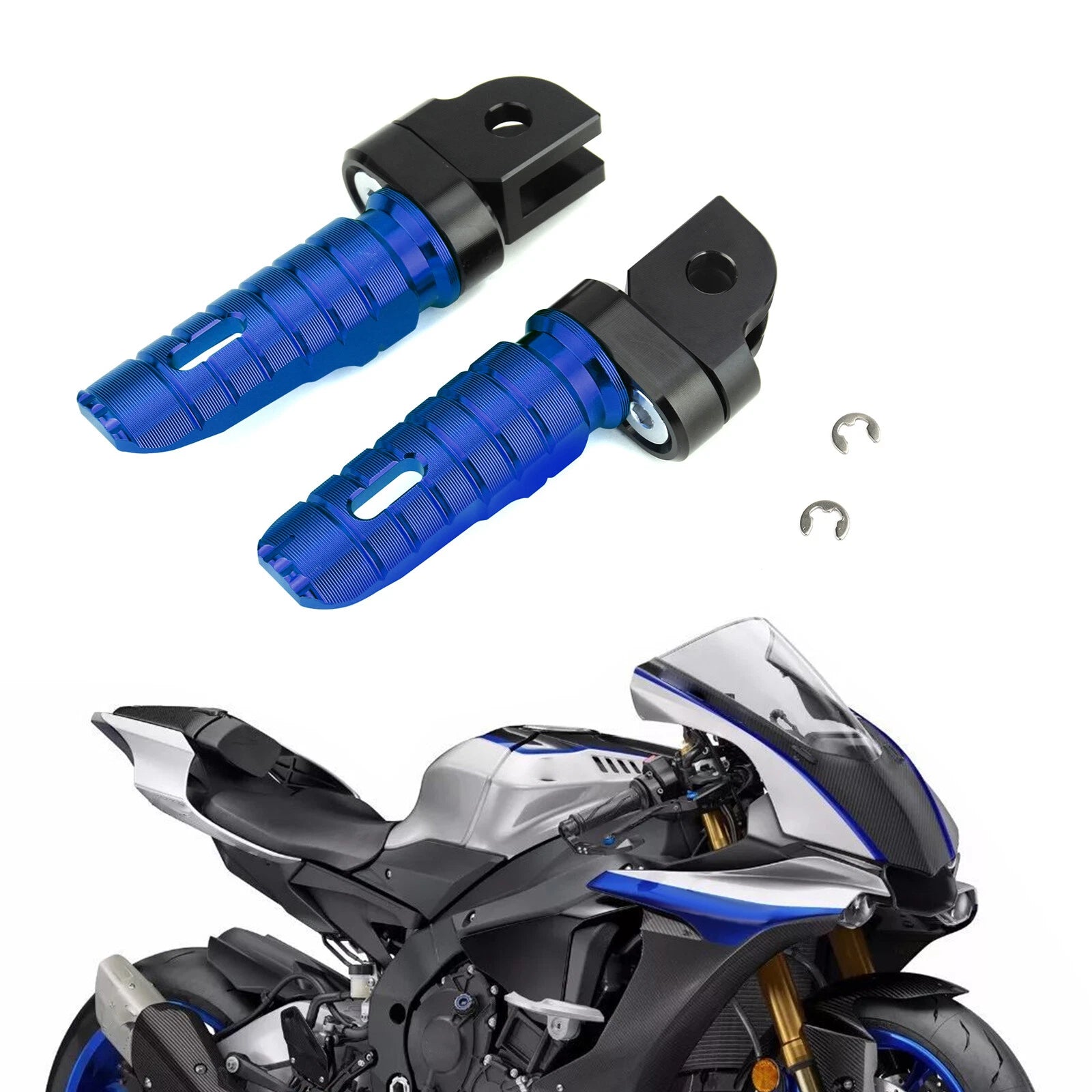 Front Footrests Foot Pegs for Yamaha FZ-07 FZ-09 FJ-09 FZ-10 XSR 700 900 FZ8 (2013–2020)