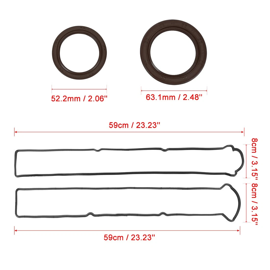 Engine Valve Cover Gaskets Replacement for Lexus IS300 GS300 (1997–2005)