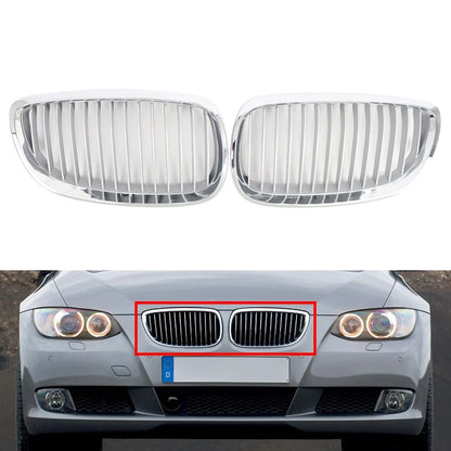 1 Pair Front Hood Kidney Grille for BMW 3 Series E92 E93 (2007–2013)