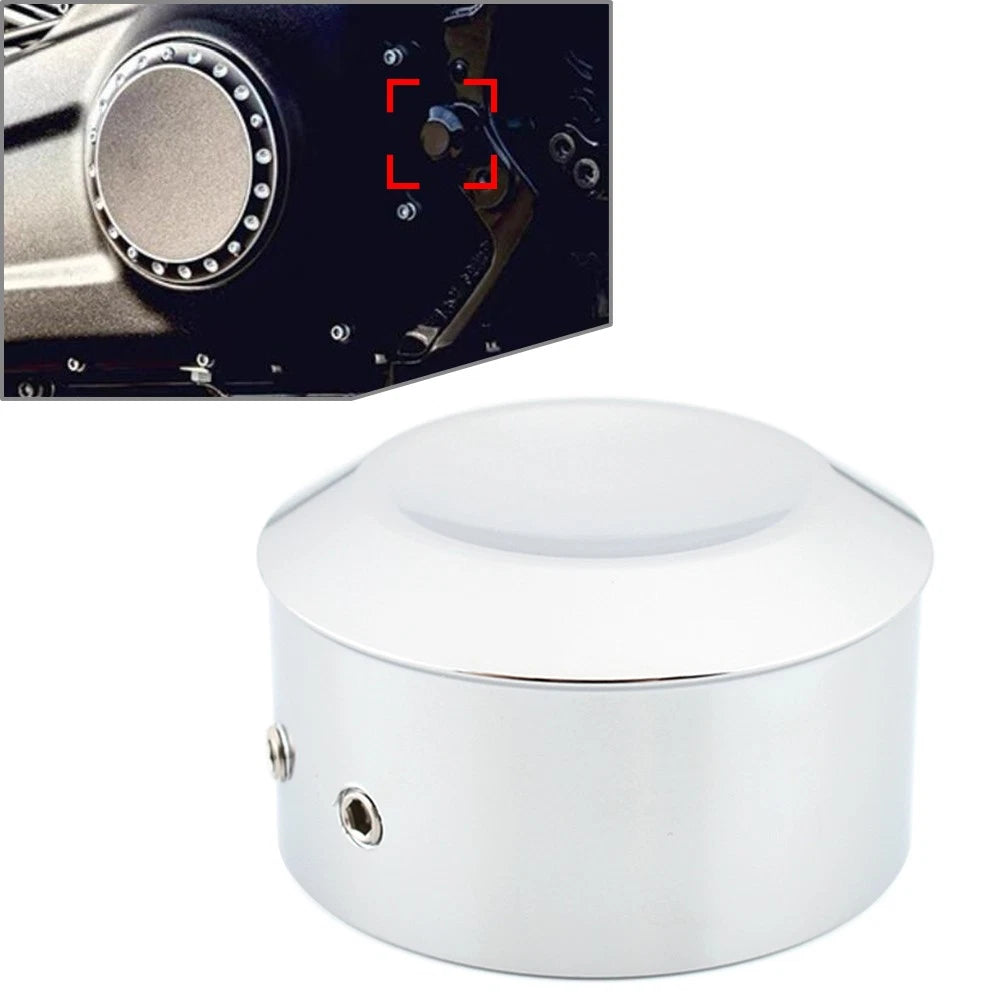 Chrome Frame Hole Plug Cap Cover for Harley Davidson Flde Deluxe 107 (2018–2023)