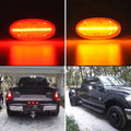 Set of 4 Clear LED Front & Rear Side Marker Lights for Ford F250 F350 (2011–2018)
