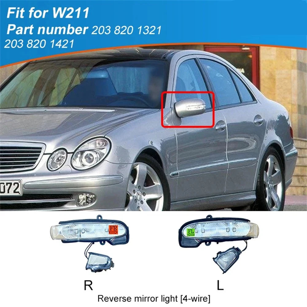 Rearview Mirror Turn Signal Light for Mercedes Benz W211 E Class (2002–2006)