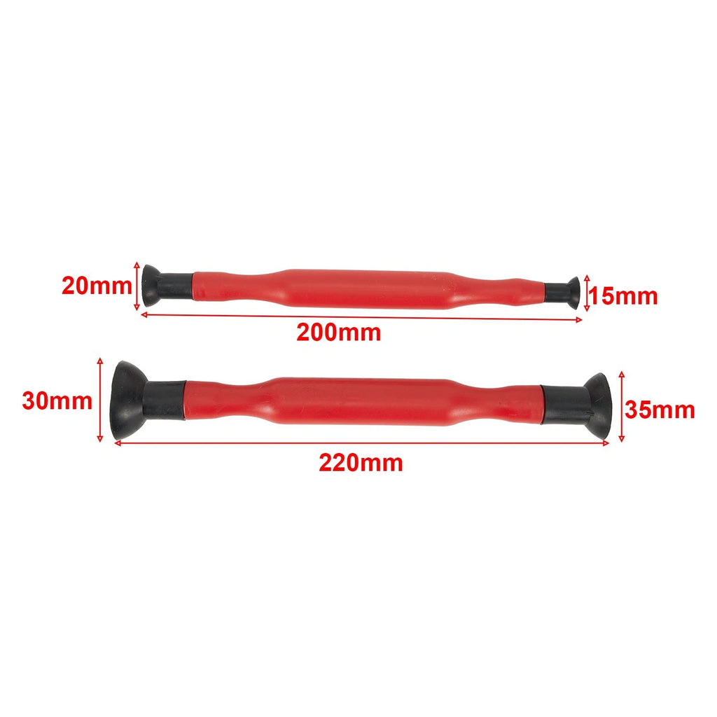 2pc Valve Lapping Tool Set for Engine Valve Grinding (Suction Cup Included)