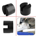 Rubber Slotted Rail Adapter Floor Jack Protector Pad for Universal Use (1pc)