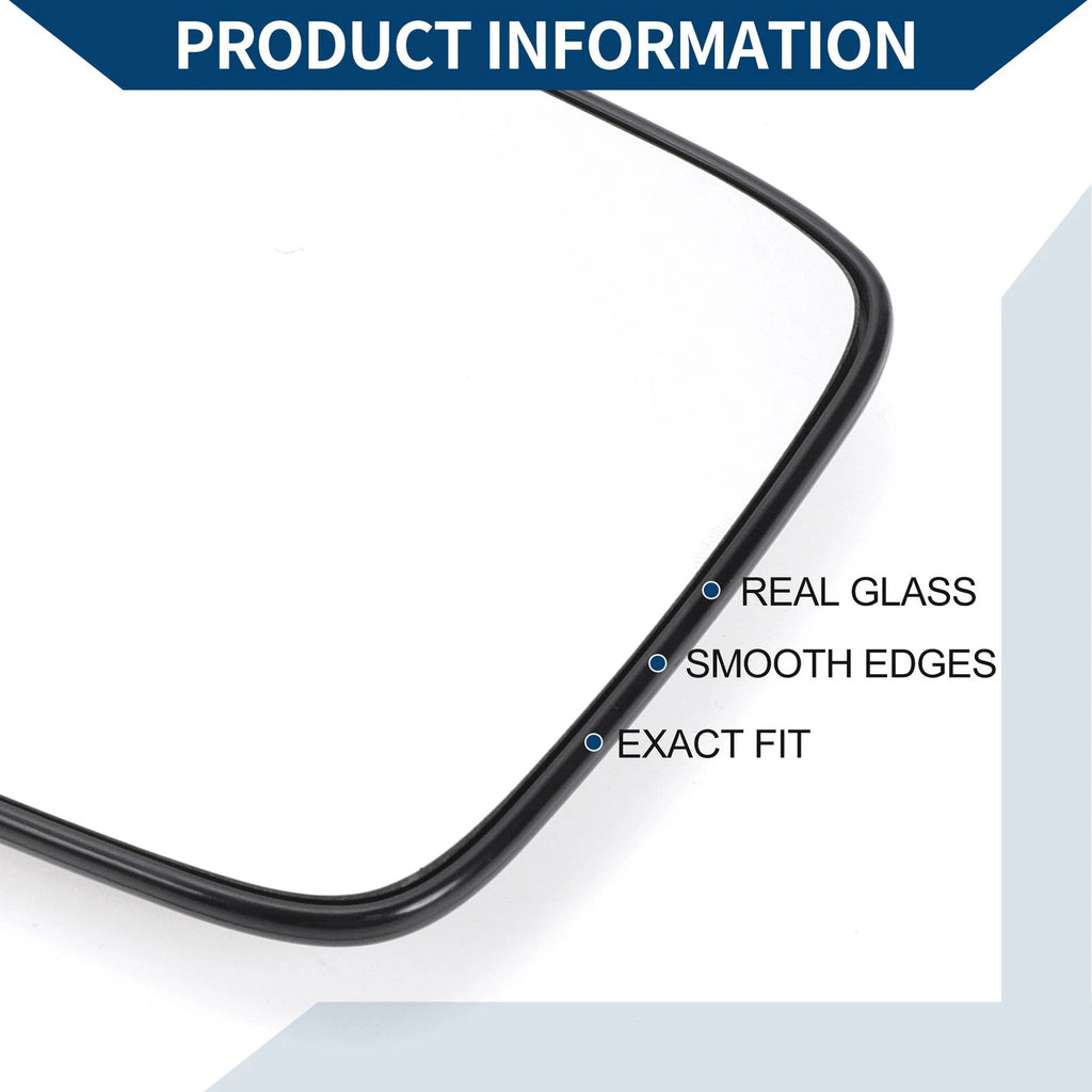 Heated Left Side Mirror Glass Replacement for Chrysler 200 300 (2011–2023)