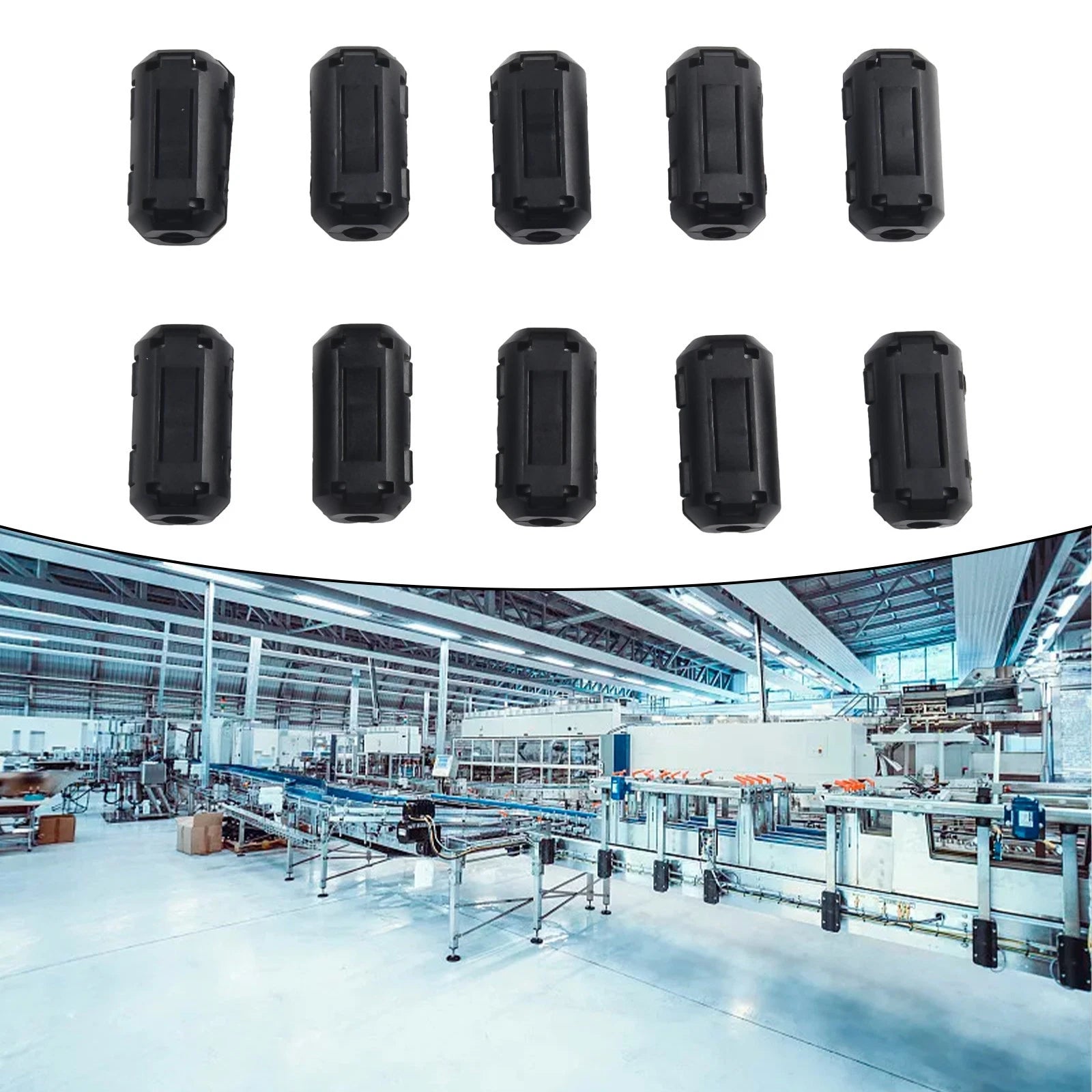 Noise Cancellation Ferrite Core Noise Suppressor for Various Applications (2.5-5mm)