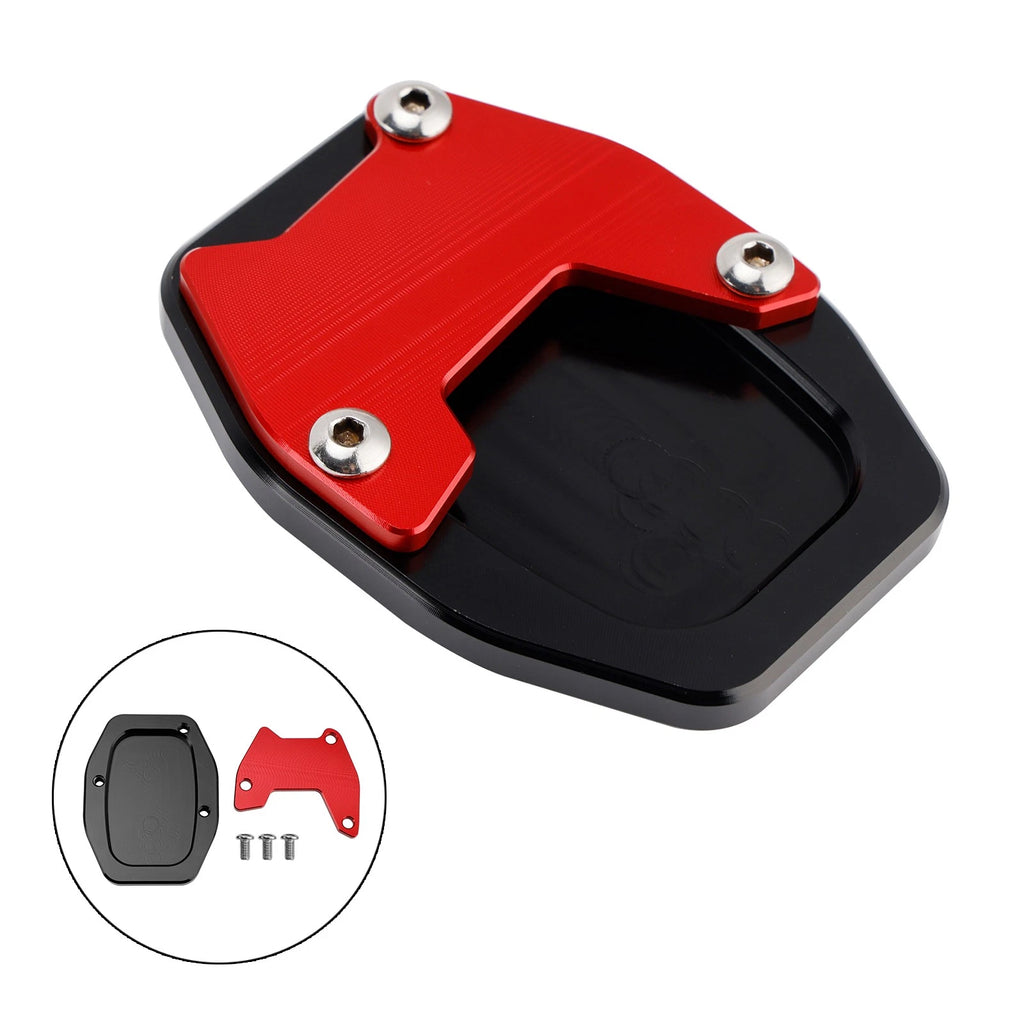 Kickstand Enlarger Plate Pad for Honda X-ADV 750 NSS750 (2021–2025) Red