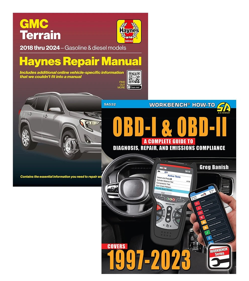Set of 2 OBD-I & II Manuals for GMC Terrain (2018–2024)