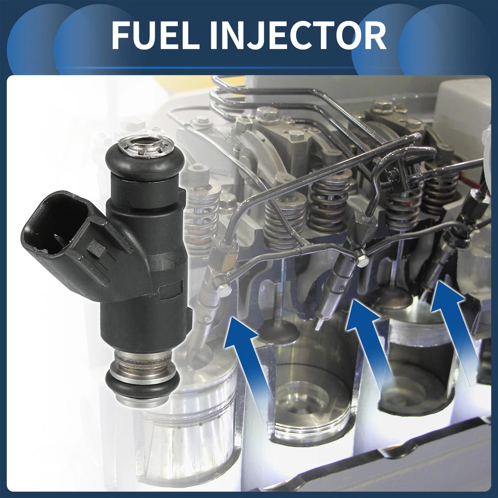 Fuel Injector Set Replacement for Chevrolet Impala (2007–2010) 3.5L