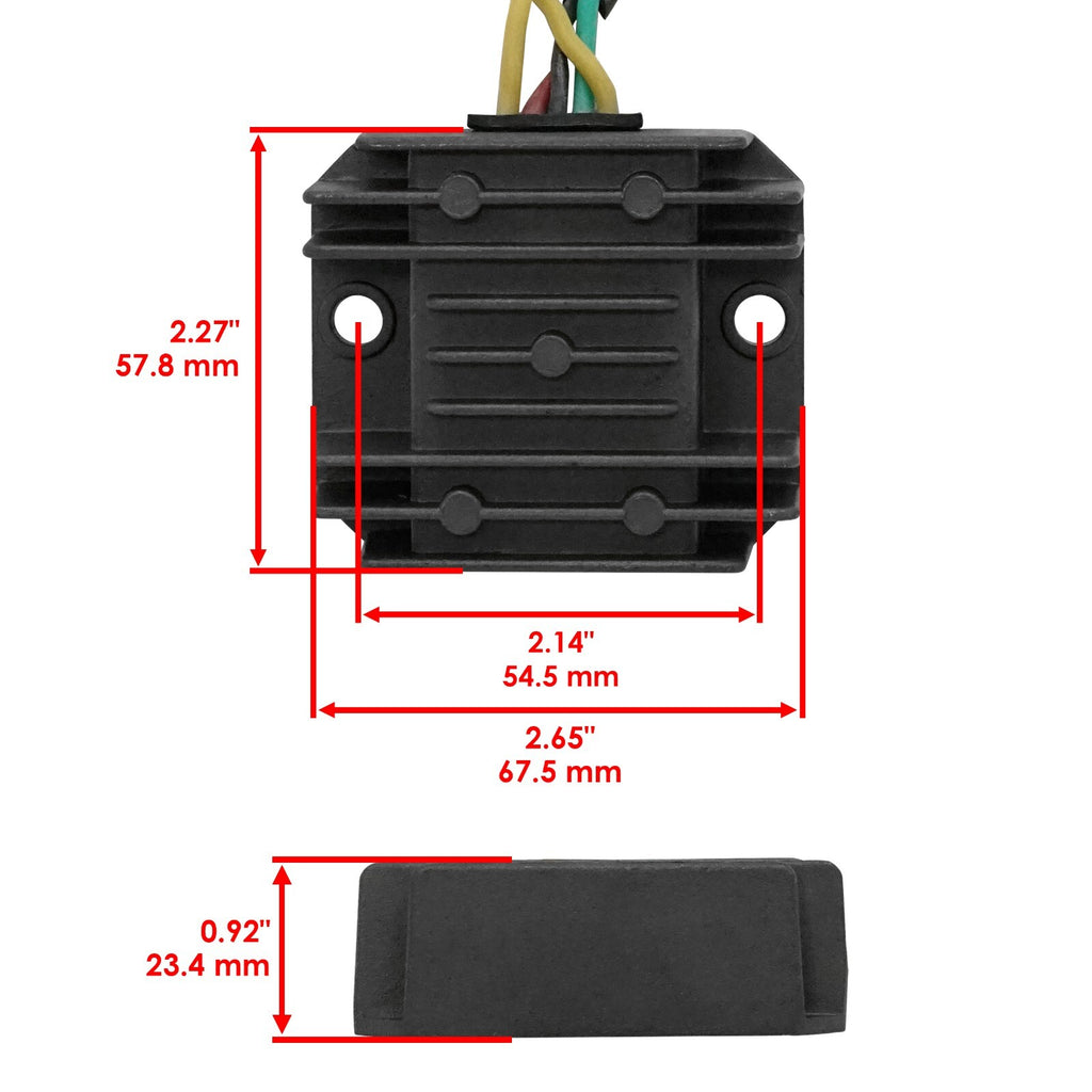 Regulator Rectifier Replacement for Honda TRX200 TRX200D ATV (1986–1989)