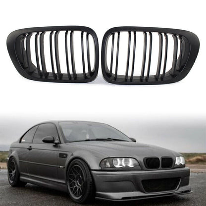 Front Kidney Grille for BMW 3-Series M3 Coupe (2000–2007) Black