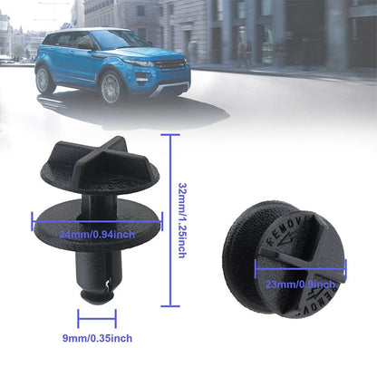 Set of 10 Battery Cover Clips for Range Rover Land (LR024316)