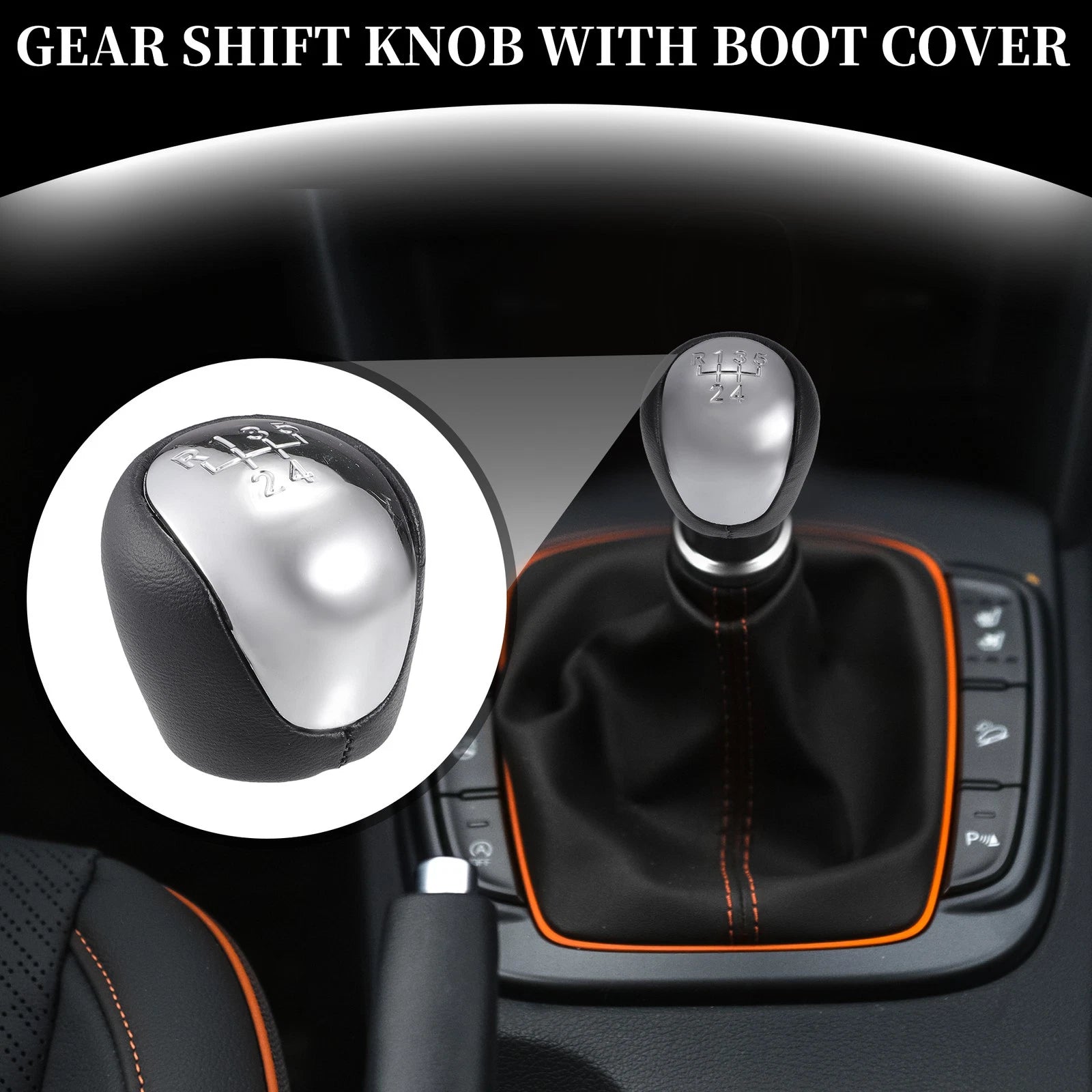 5 Speed Manual Gear Shift Knob Replacement for Kia Forte (2008–2013)