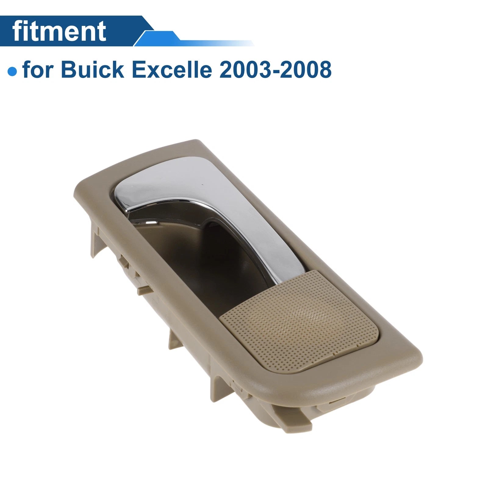 Front Driver Side Interior Door Handle for Buick Excelle (2003–2008) Beige Chrome