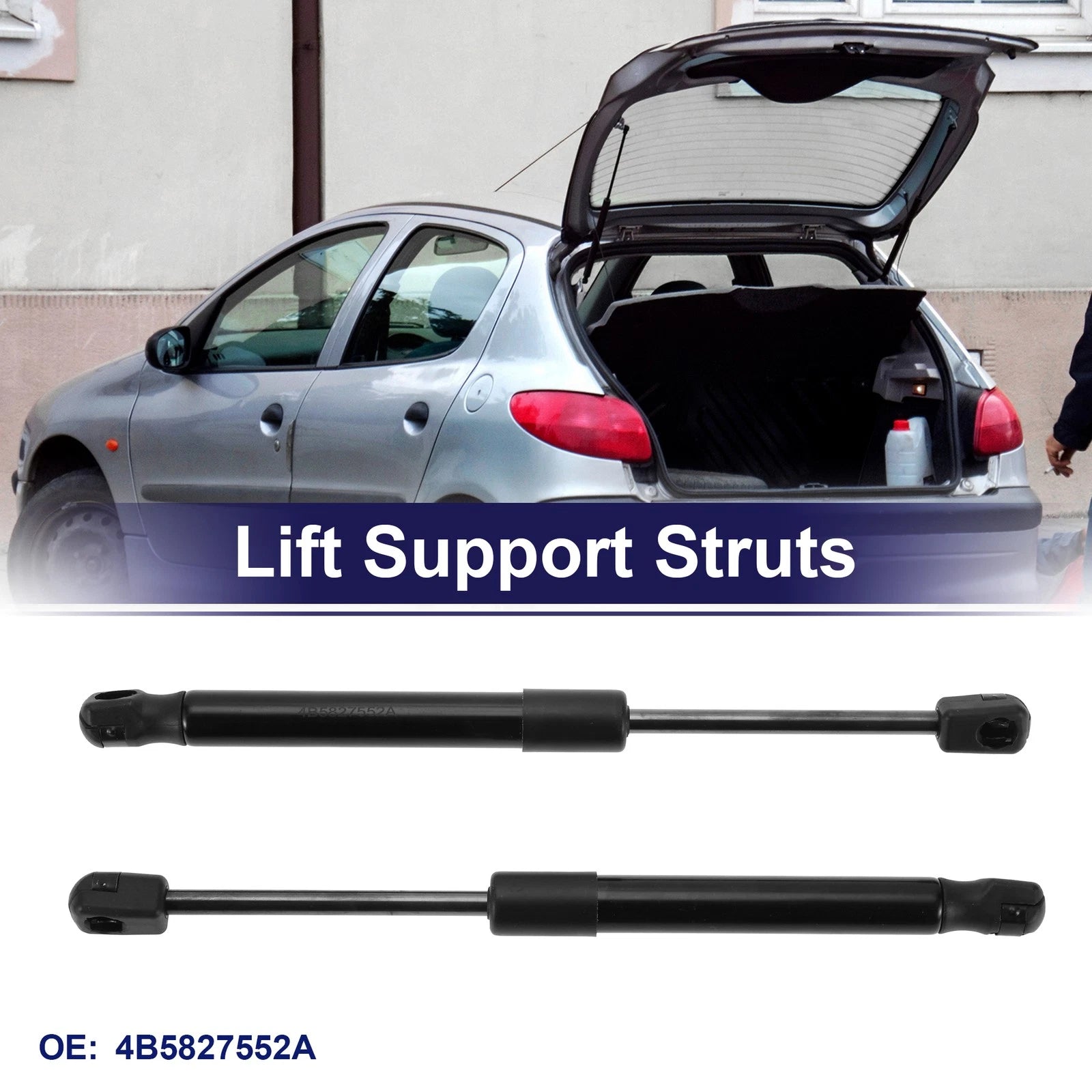 Tailgate Lift Support Struts Gas Spring Replacement for Audi A6 Sedan (2003–2004)