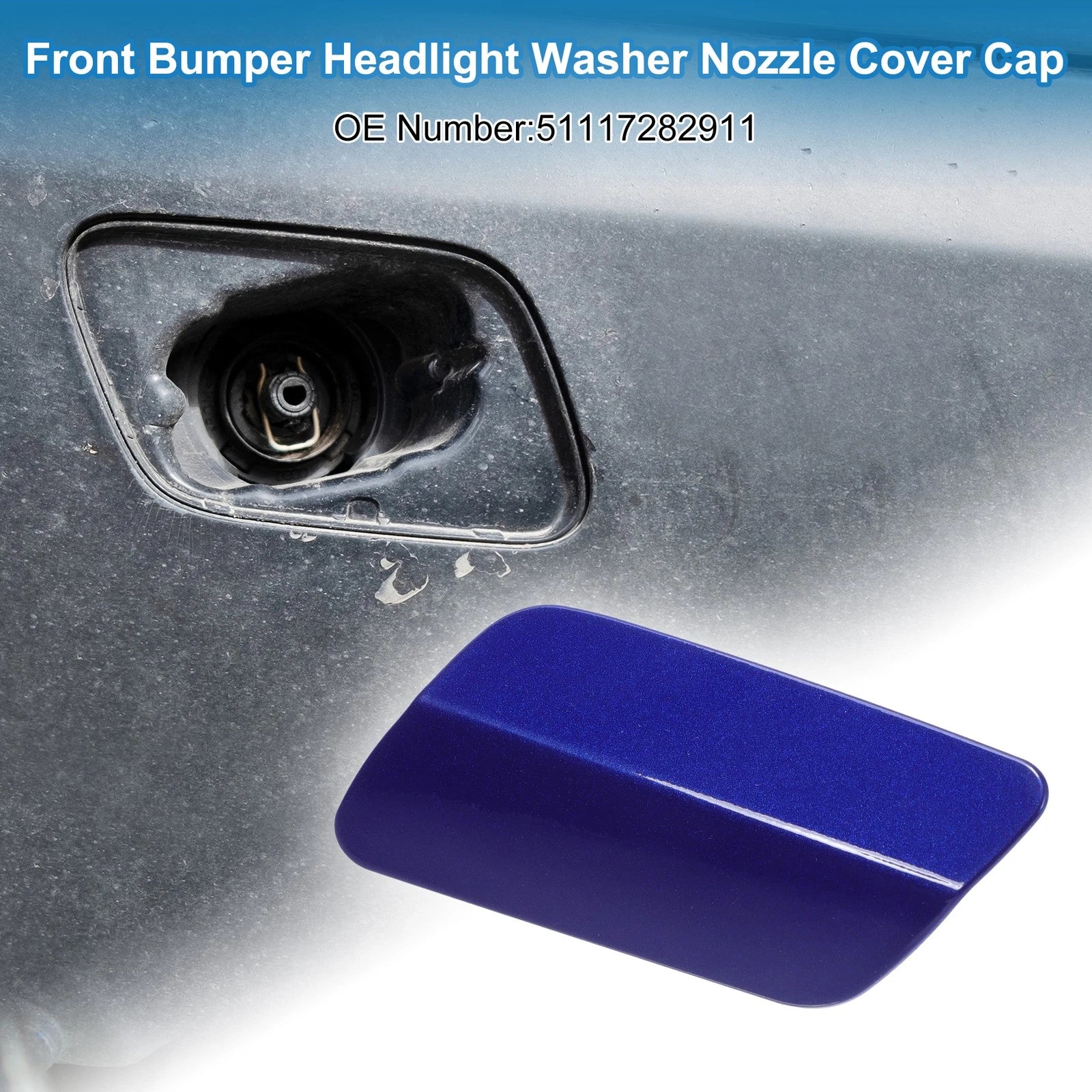 Washer Nozzle Cover Cap Front Left for BMW 640i (2012–2015)