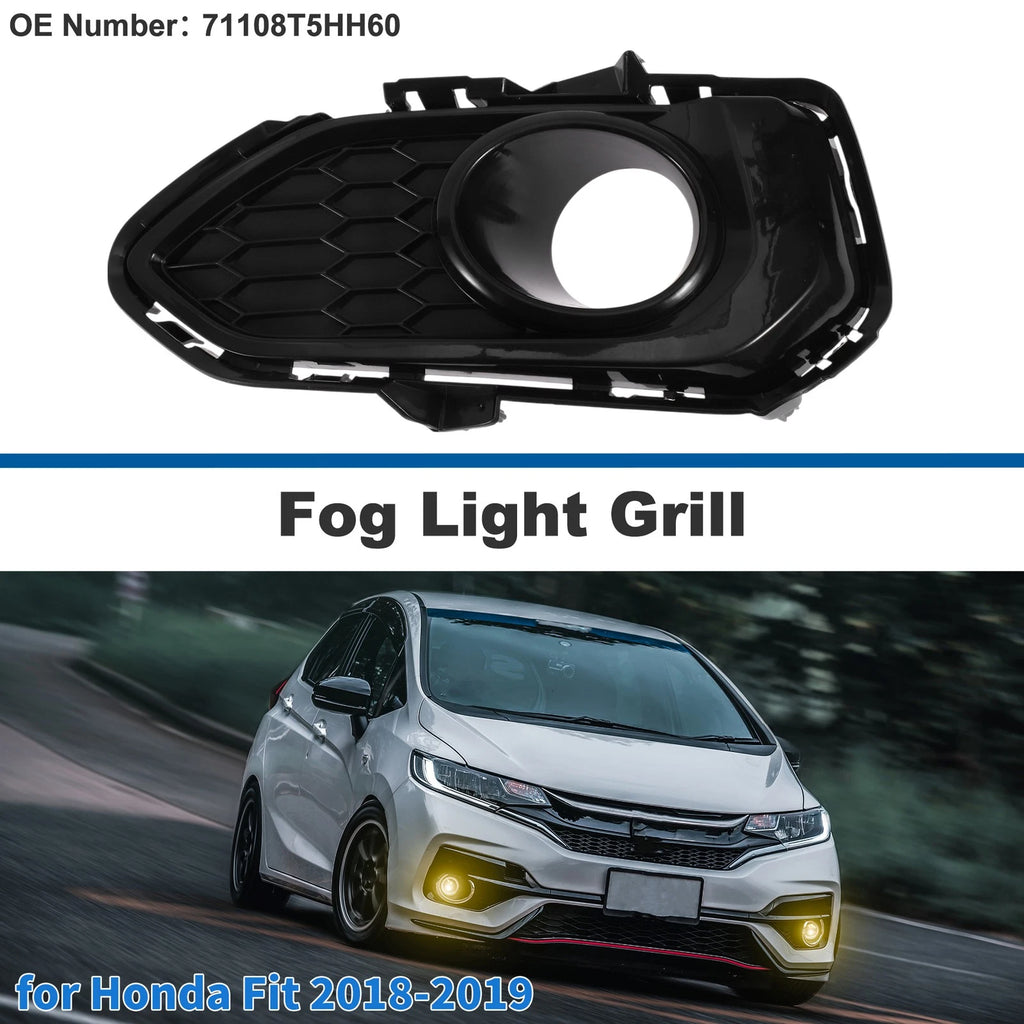 Front Left Fog Light Grill Replacement for Honda Fit (2018–2019)