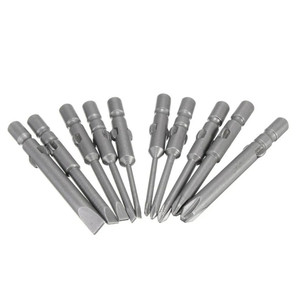 10Pcs Magnetic Screwdriver Bits for DC Tools (Compatible)