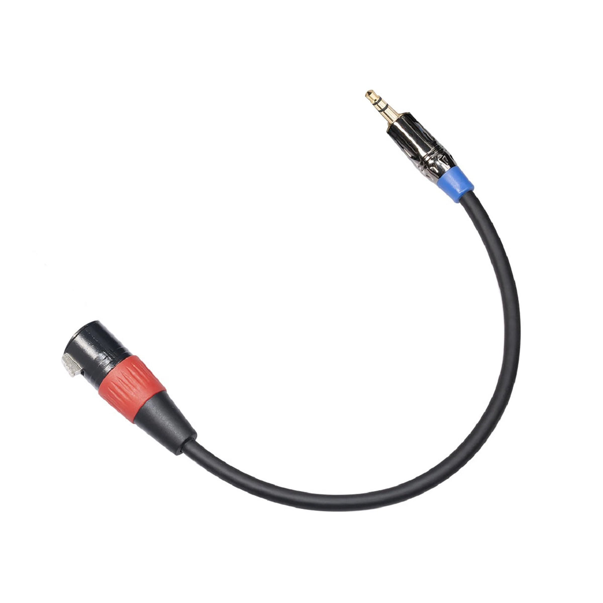 3.5mm TRS Male to 3Pin XLR Female Cable for Live Streaming (0.3m)