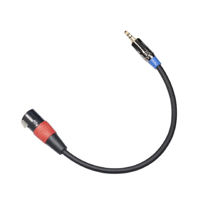 3.5mm TRS Male to 3Pin XLR Female Cable for Live Streaming (0.3m)