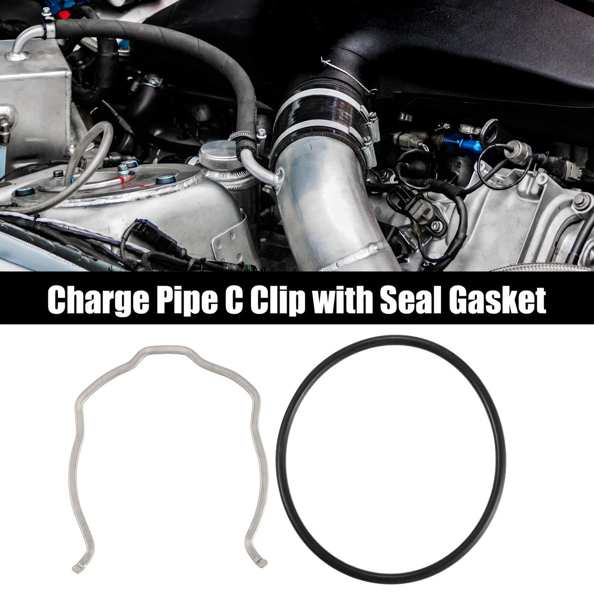 Charge Pipe C Clip O Ring Seal Gasket for BMW 335i N54 N55 (2007–2016)