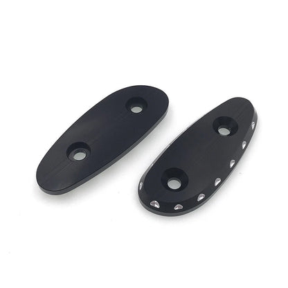 Pair Block Off Cap Base Mirror Hole Covers for Suzuki Hayabusa GSX1300R (1999–2022)