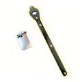 Dual Sided Cross Wrench for Fast Tire Changing and Adjustments