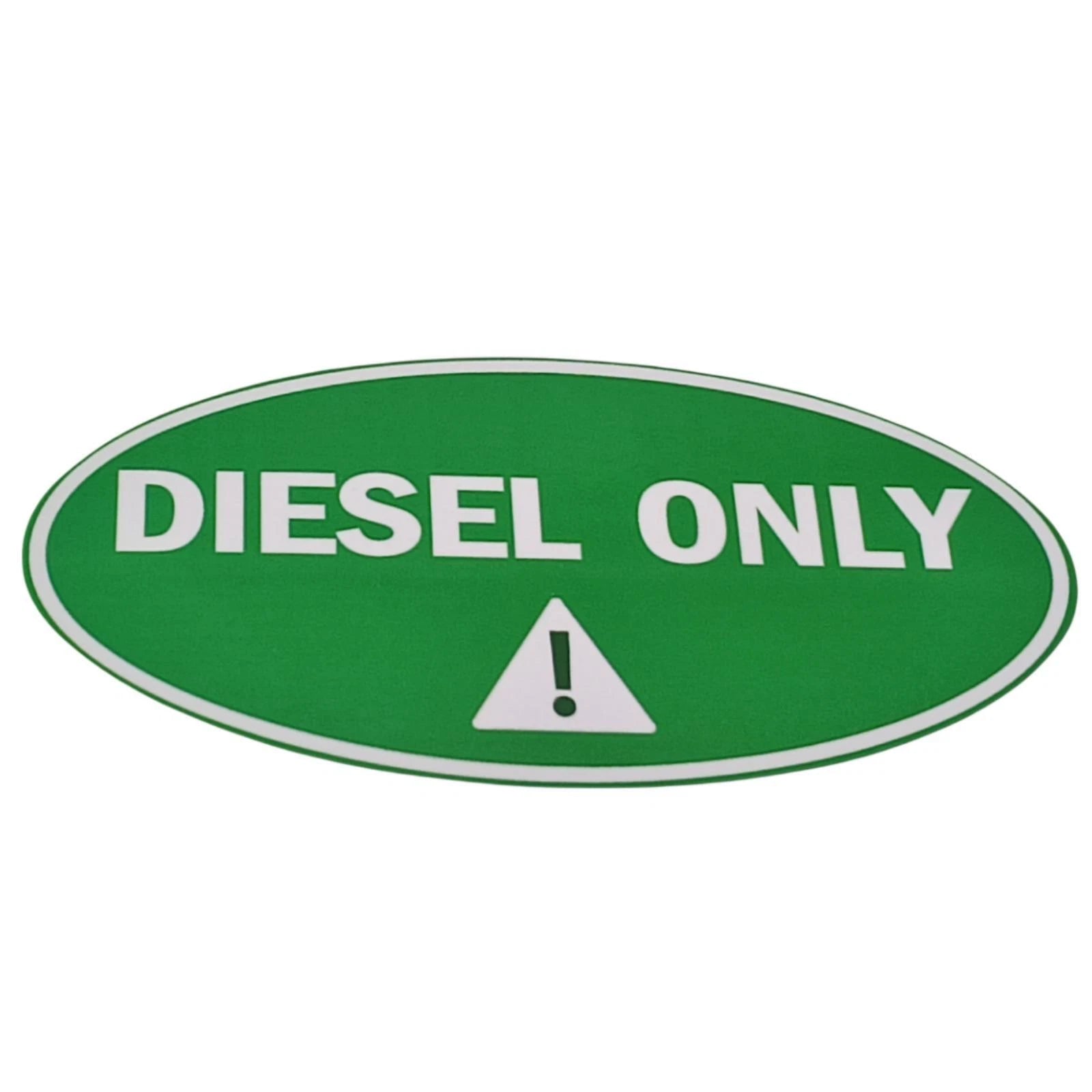 Diesel Only Stickers for Workshop Machinery Identification