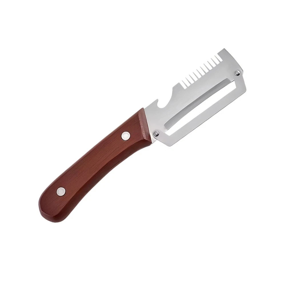 Stainless Steel 3-in-1 Peeler for Kitchen Use (No Specific Years)