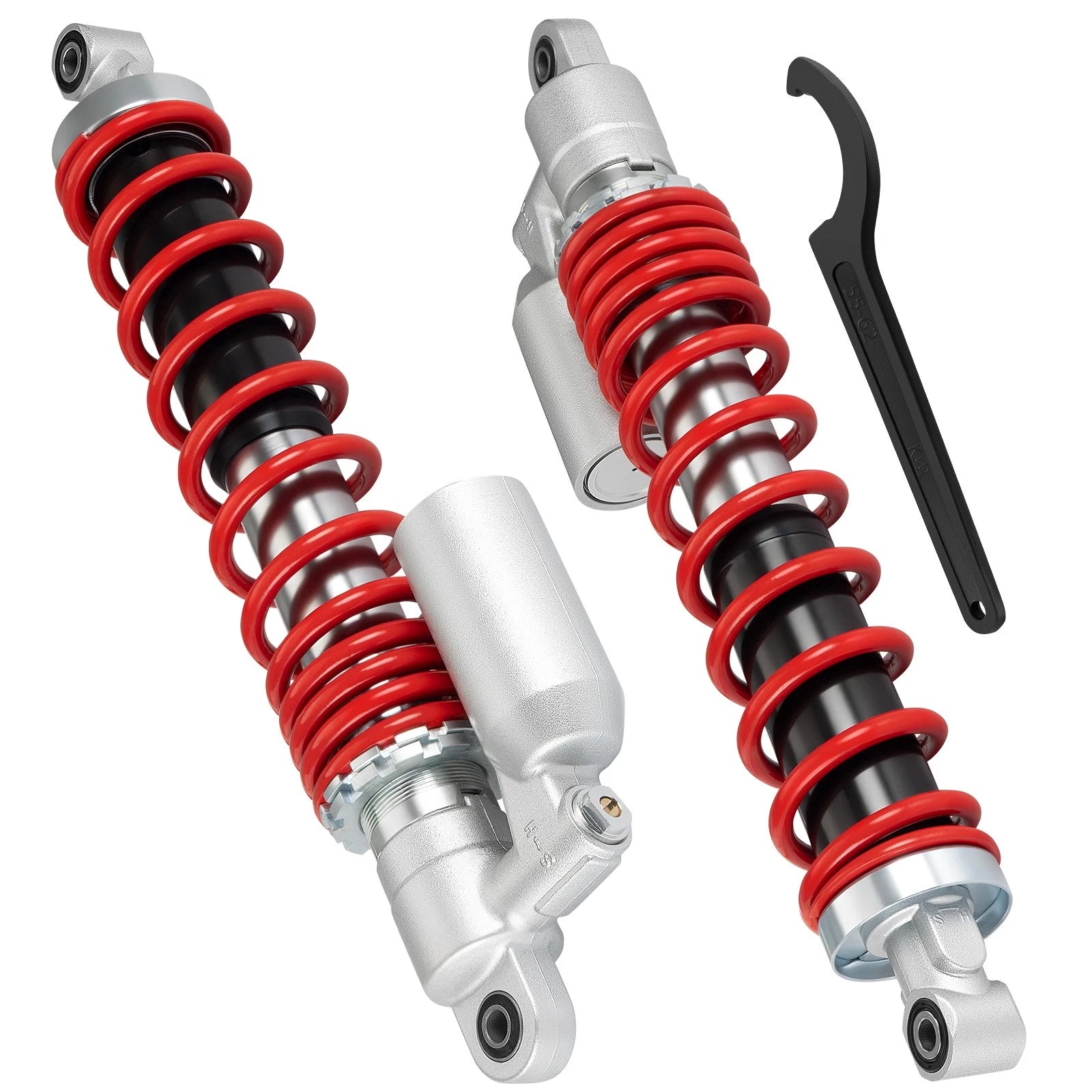Pair Front Shocks & Adjustable Tool for Suzuki Quadsport LTZ400 (2003–2008) #52100-33H10-YKS