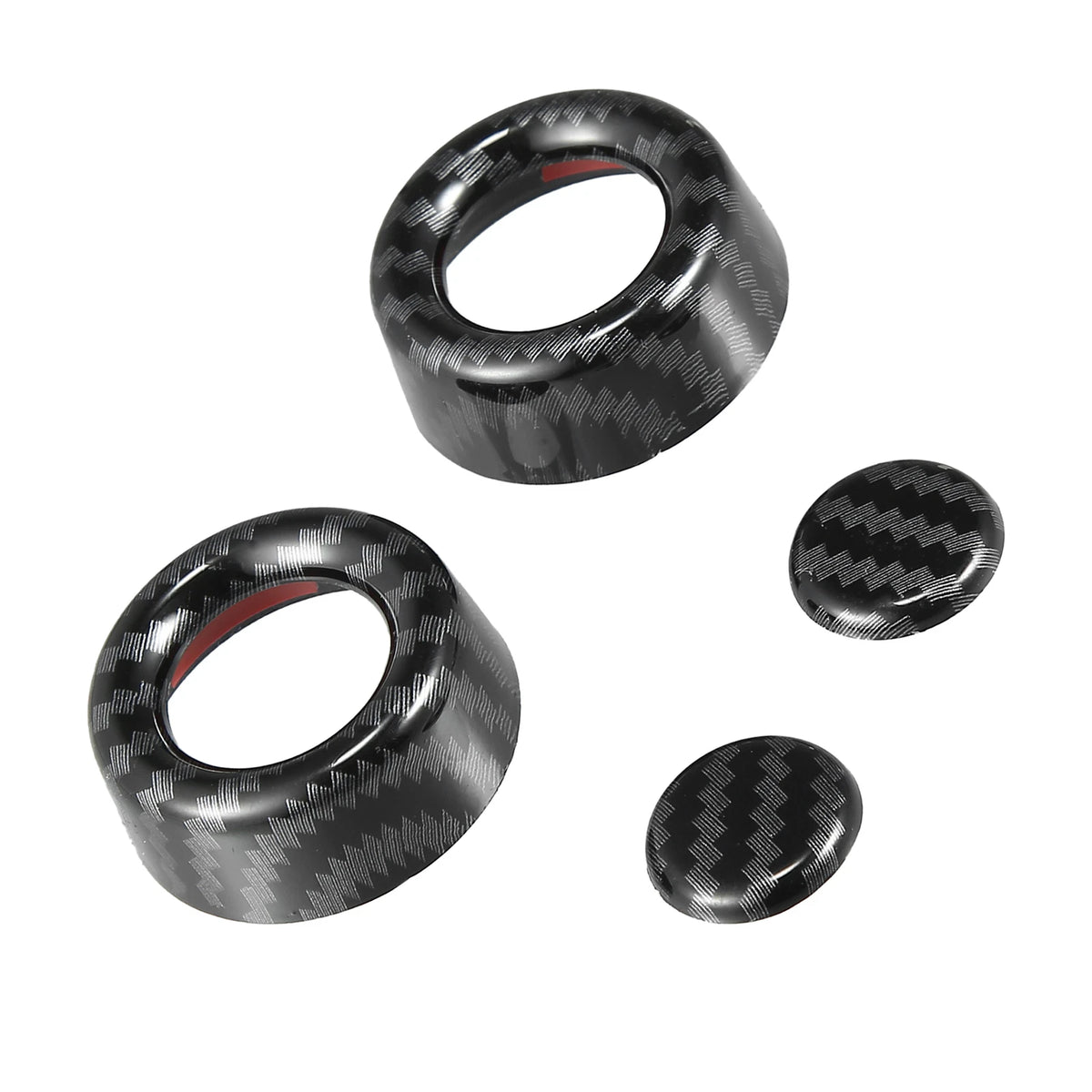 Set of 4 Light Wiper Lever Knob Trim for Chevy Corvette C7 (2014–2019)