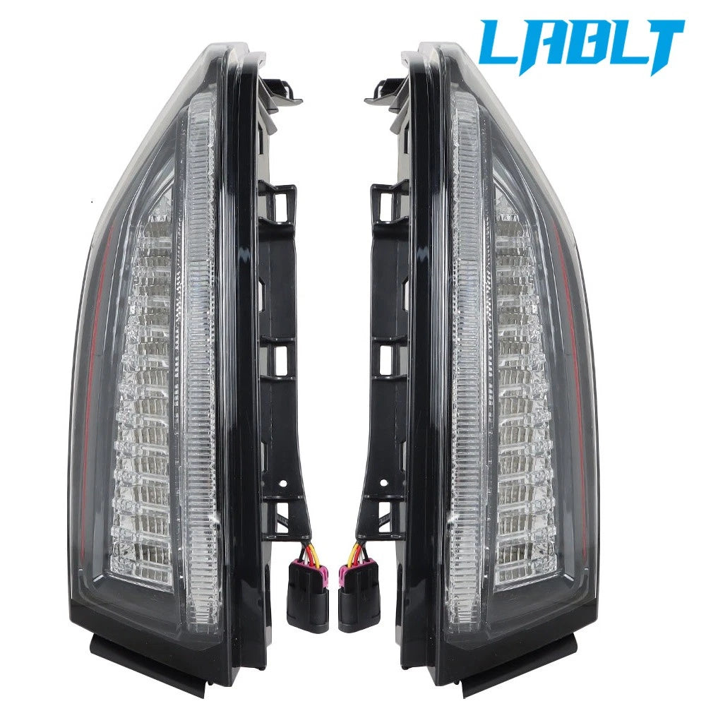 Tail Light Pair for Cadillac ATS (2013–2018) - Black Housing, LABLT