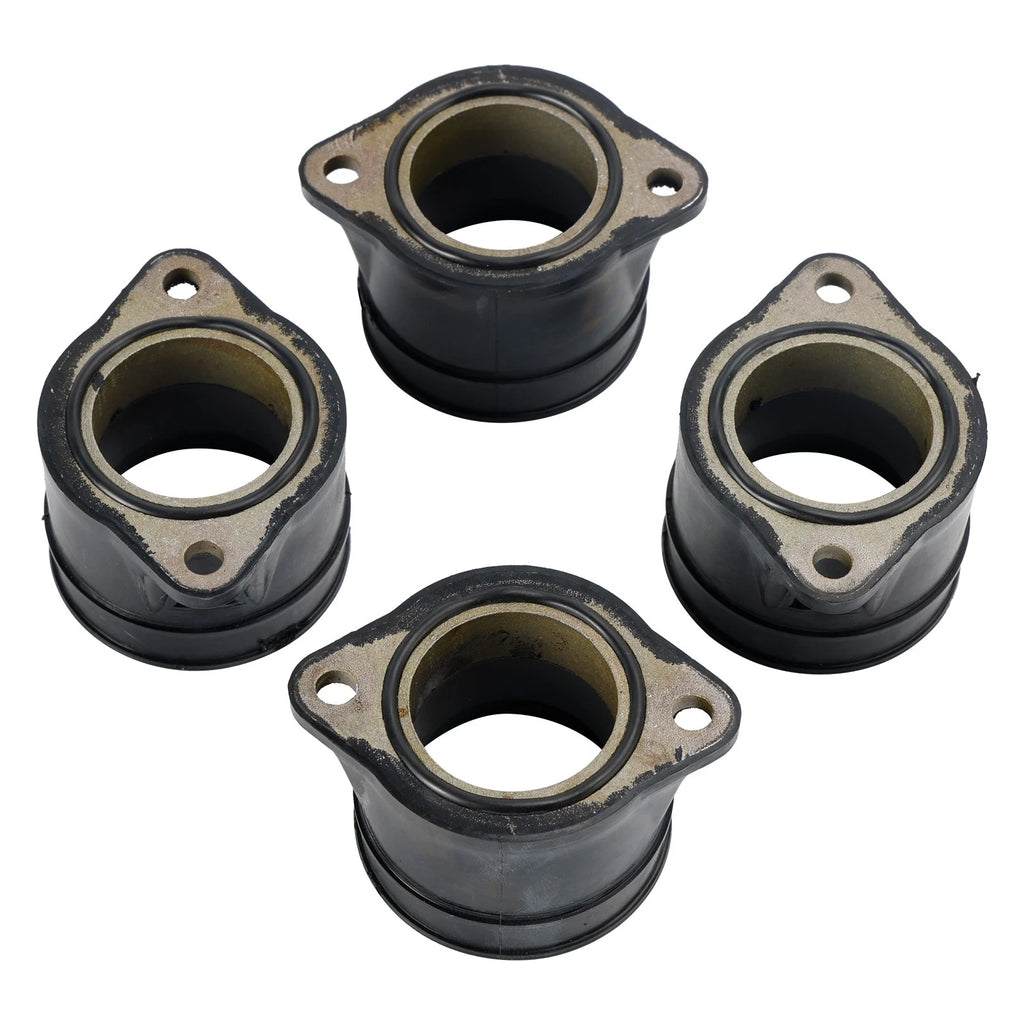Set of 4 Carb Intake Manifolds Inlet Rubbers for Kawasaki ZR1100 (1991–1996) 16065-1253