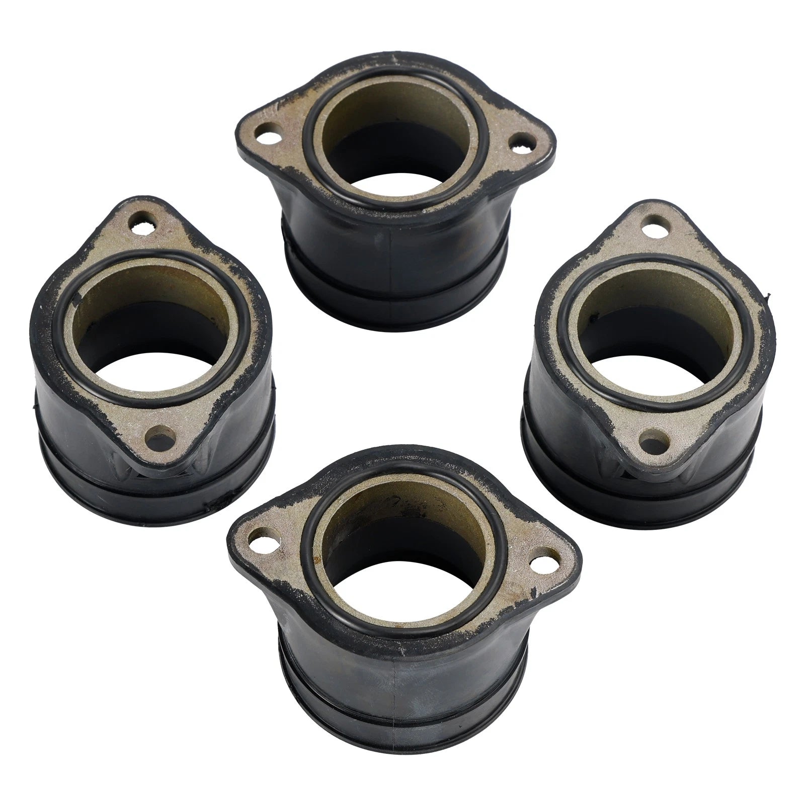 Set of 4 Carb Intake Manifolds Inlet Rubbers for Kawasaki ZR1100 (1991–1996) 16065-1253