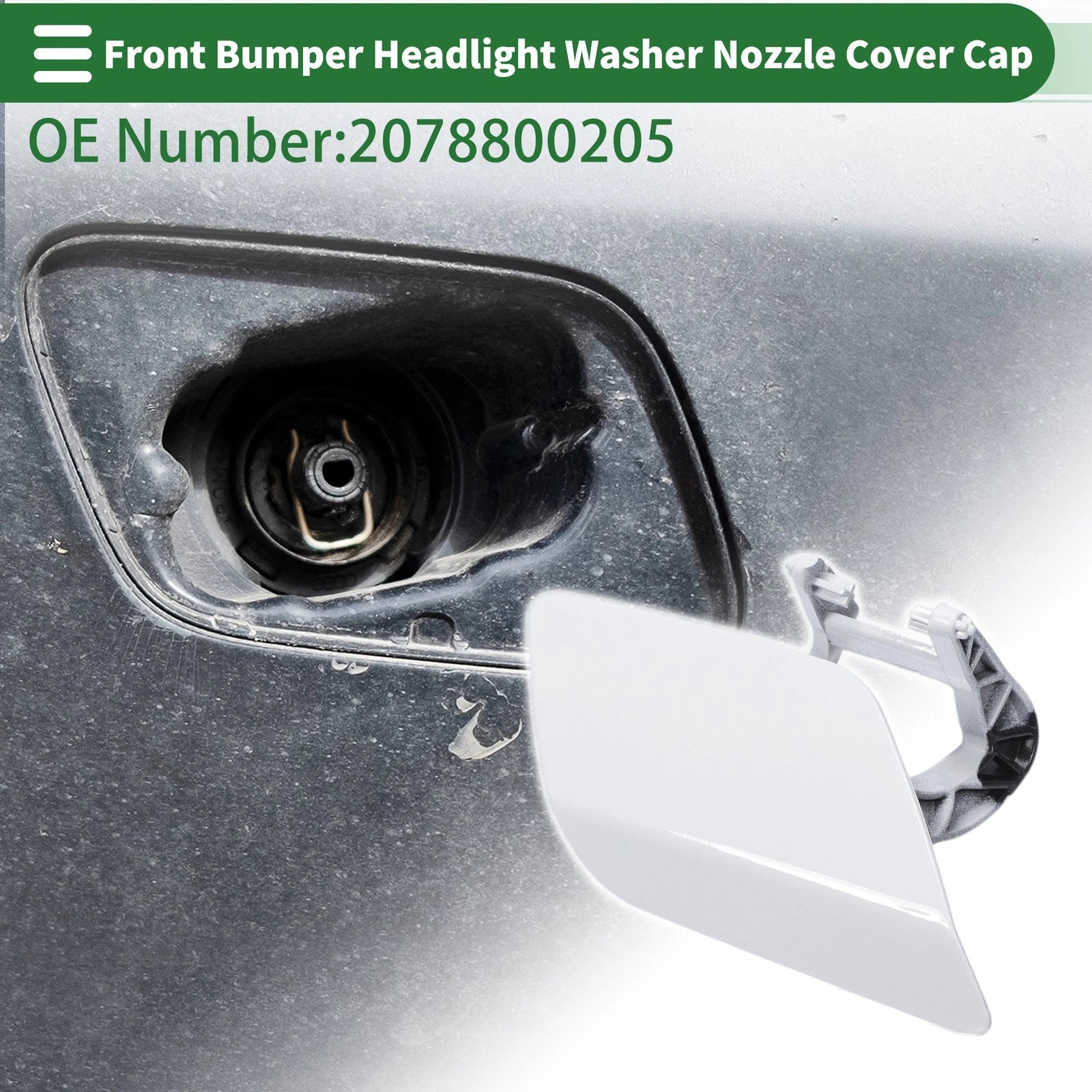 Front Right Headlight Washer Nozzle Cover Cap for Mercedes-Benz (2014–2018)