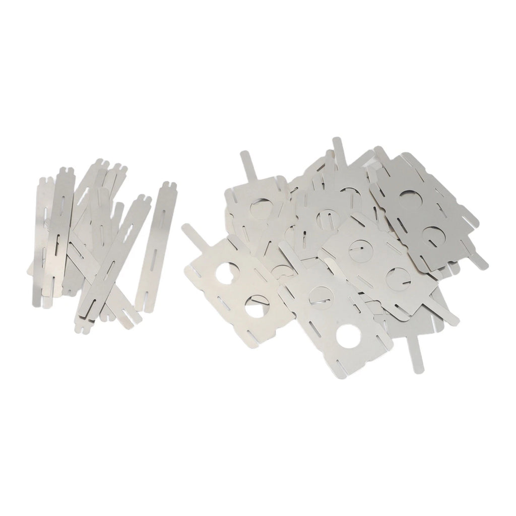 30PCS Battery for Spot Welding Nickel Sheets for Battery Pack Assembly