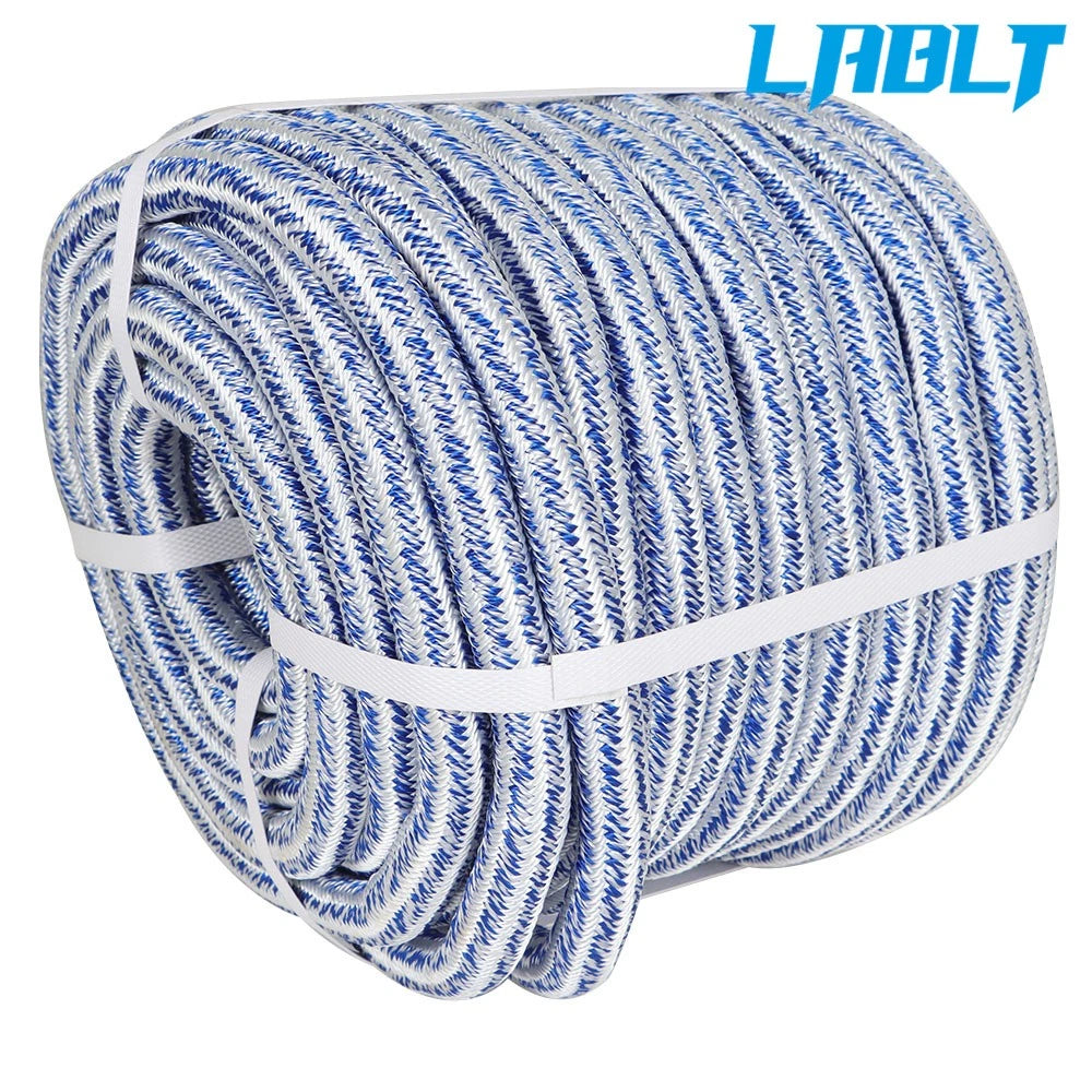 Durable 3/4" Climbing Rope 100' 20000Lbs 24 Strand Polyester