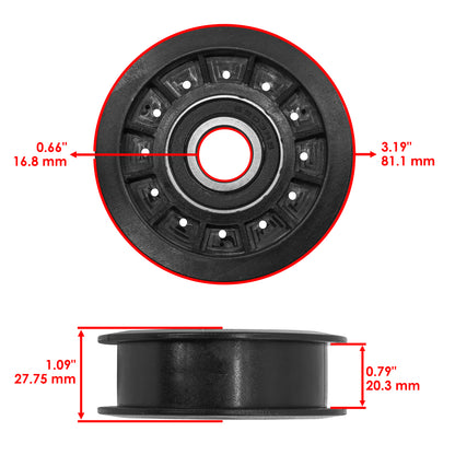 Rotary Radiator Pulley Replacement for John Deere 8100 8200 8300 (1993–1997)