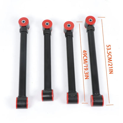 Set of 2 Adjustable Front Upper Lower Control Arms for Ram 94-09 4X4
