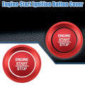 Ignition Button Trim Sticker for Honda Accord 2018–2022 Red