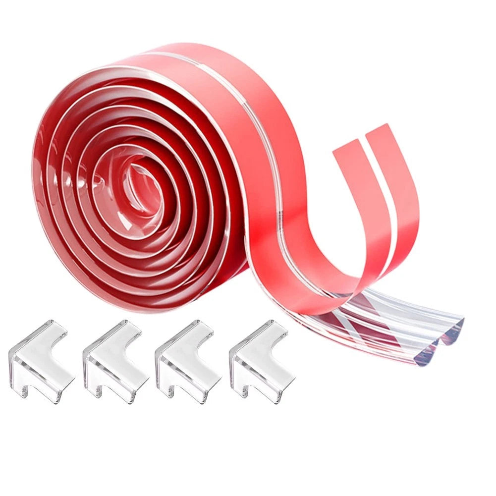 Child Safety Edge Protector 2m Soft Silicone Strip for Kids Protection
