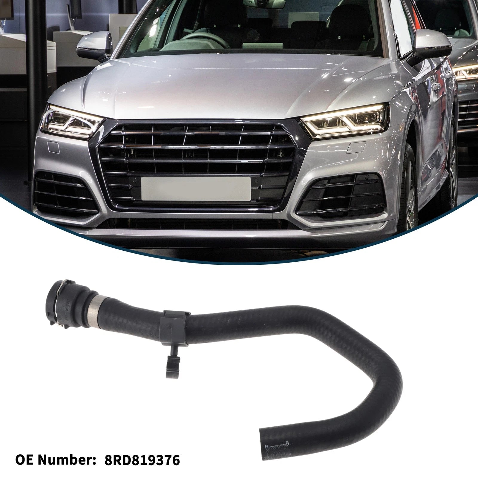 Radiator Hose for Audi Q5 2.0T (2009–2012) Rubber Heater Hose