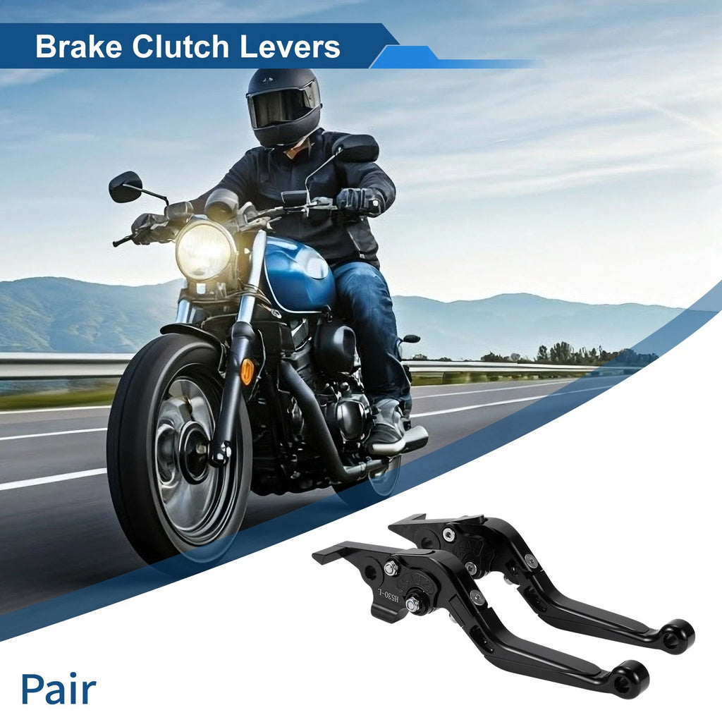 Adjustable Brake Clutch Levers for Yamaha TMAX560 (2019–2020) Solid Black