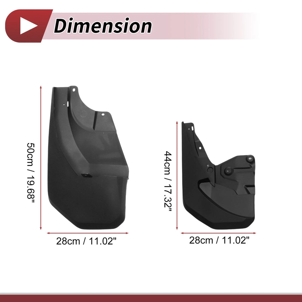 Mud Flaps Splash Guards 1 Set for Lexus GX550 (2024–2024)
