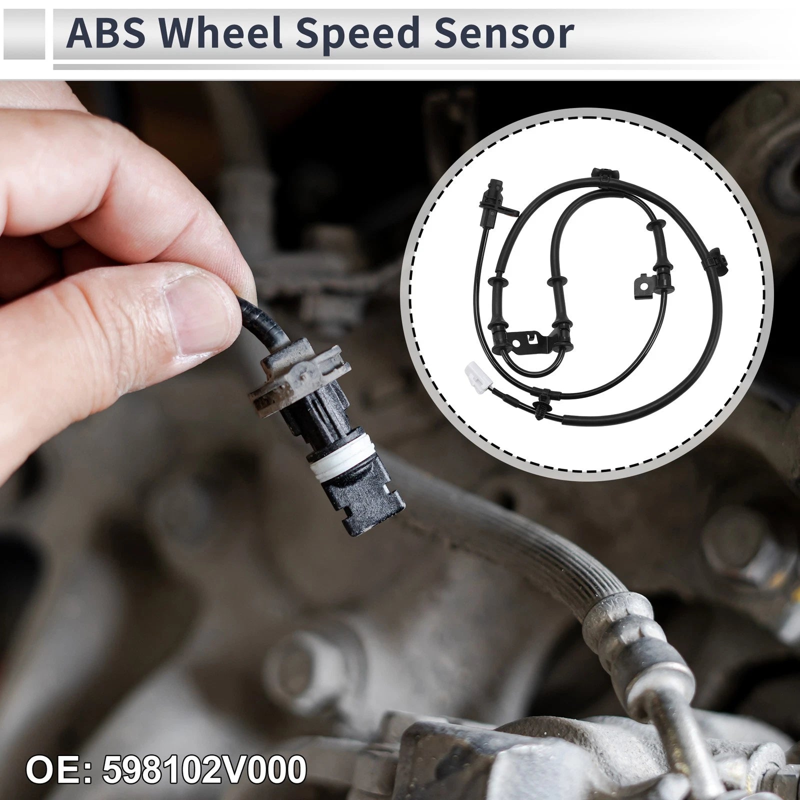ABS Wheel Speed Sensor Replacement for Hyundai Veloster SE (2011–2014)