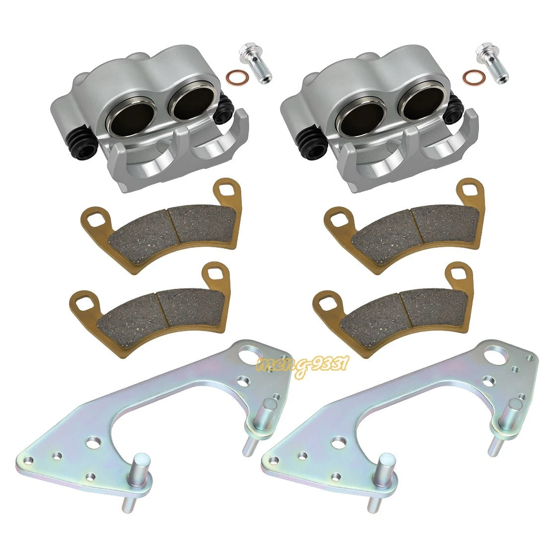 Front Brake Caliper & Pads for Polaris Ranger 1000/Ranger Crew XP 1000 (2017–2022)